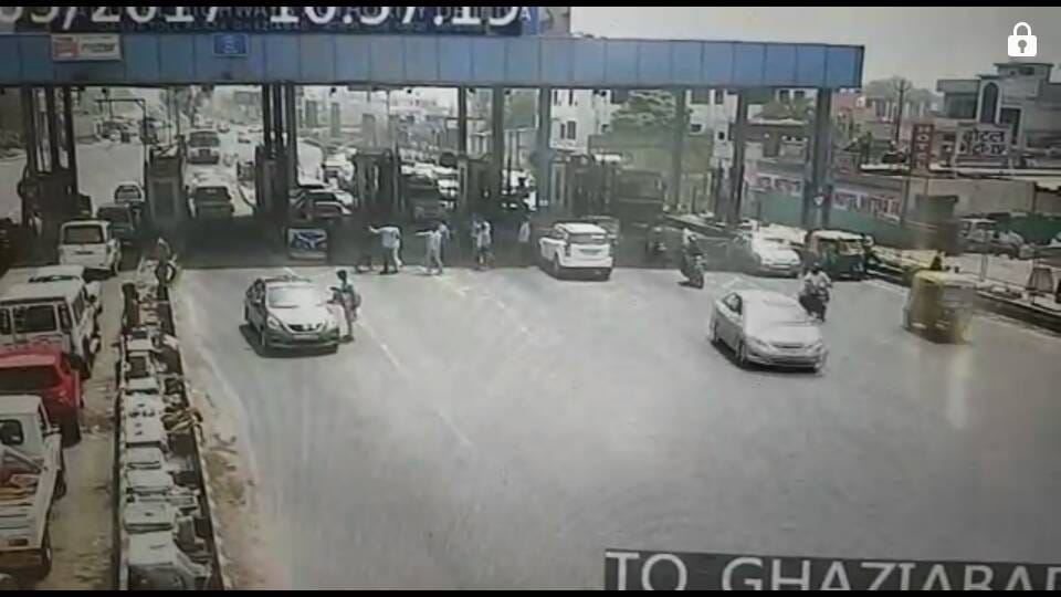 BSP MLA's nephews and supporters appear to be demanding toll fee
