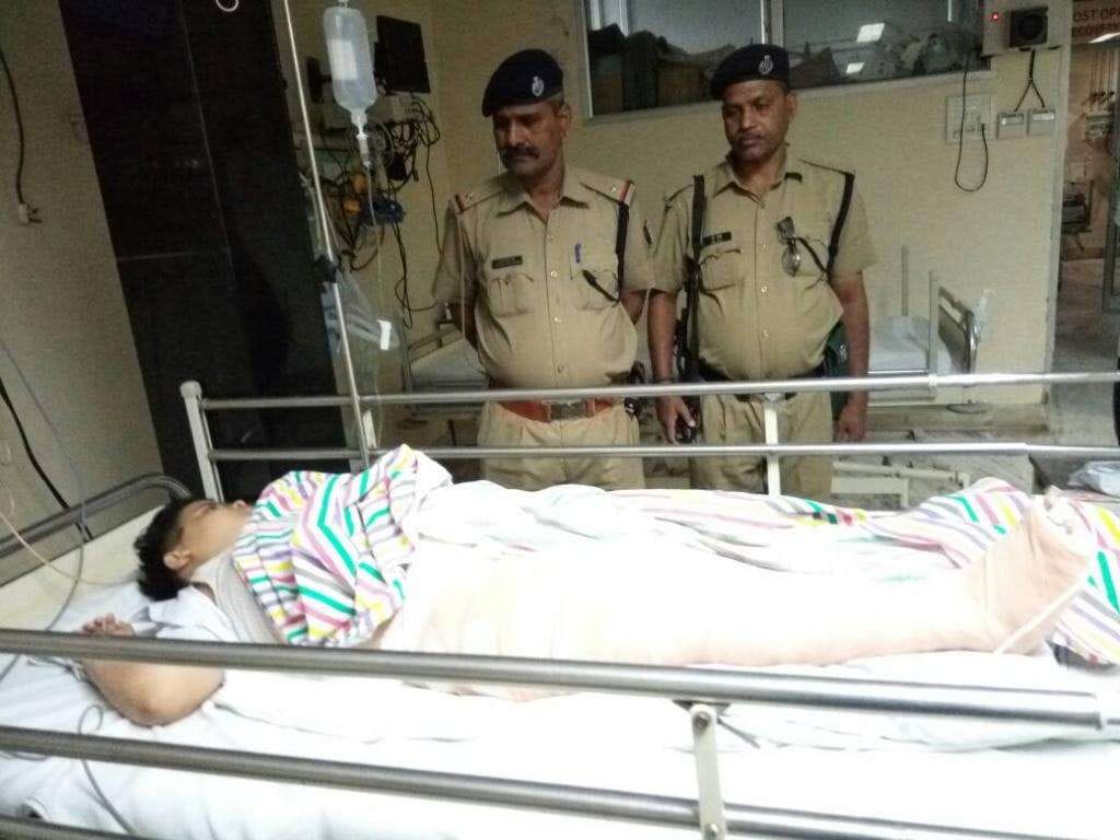 a school bus hit student at varanasi