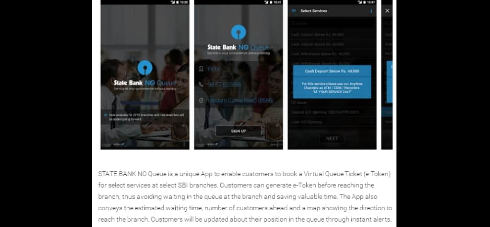 state bank of india brings no queue app for customers and non customers of sbi