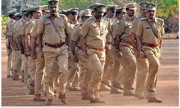 police parade in udaipur