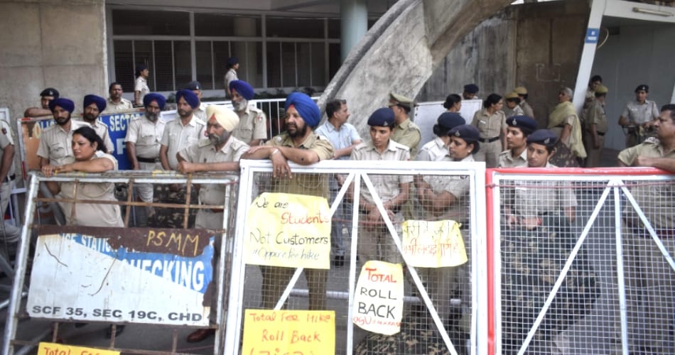 Punjab university fee hike senate meeting, chandigarh news