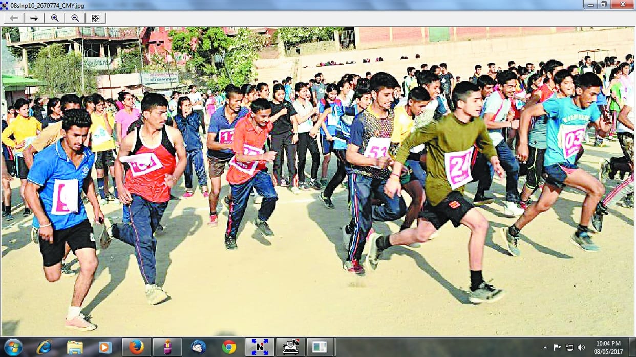  priti, ramji won hundred meter race