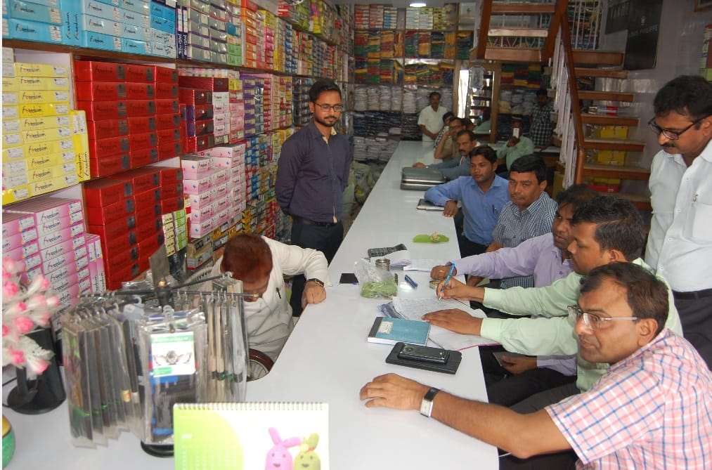 Raid on garments shop