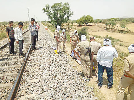 The passers-by found dead near railway track