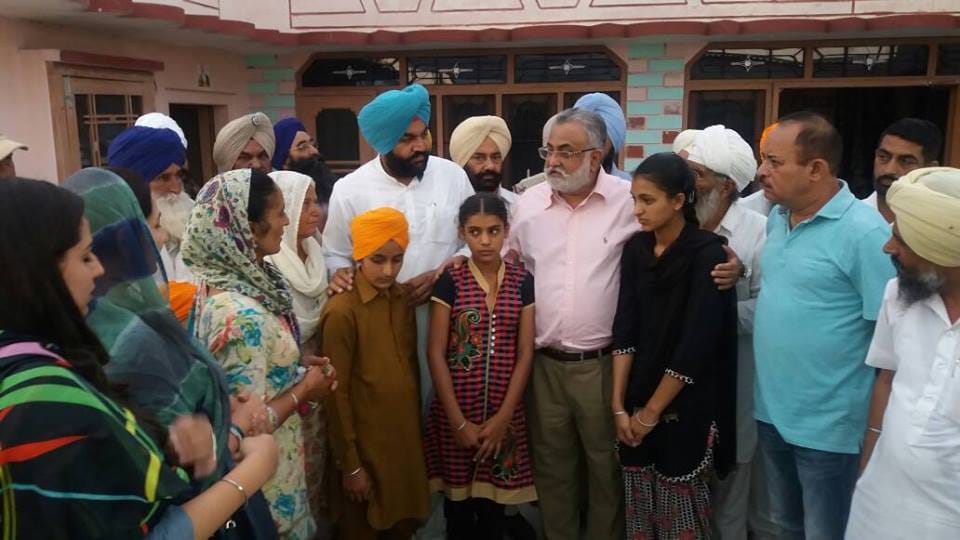 gurmohan singh sandhu adopted martyr paramjit singh daughter
