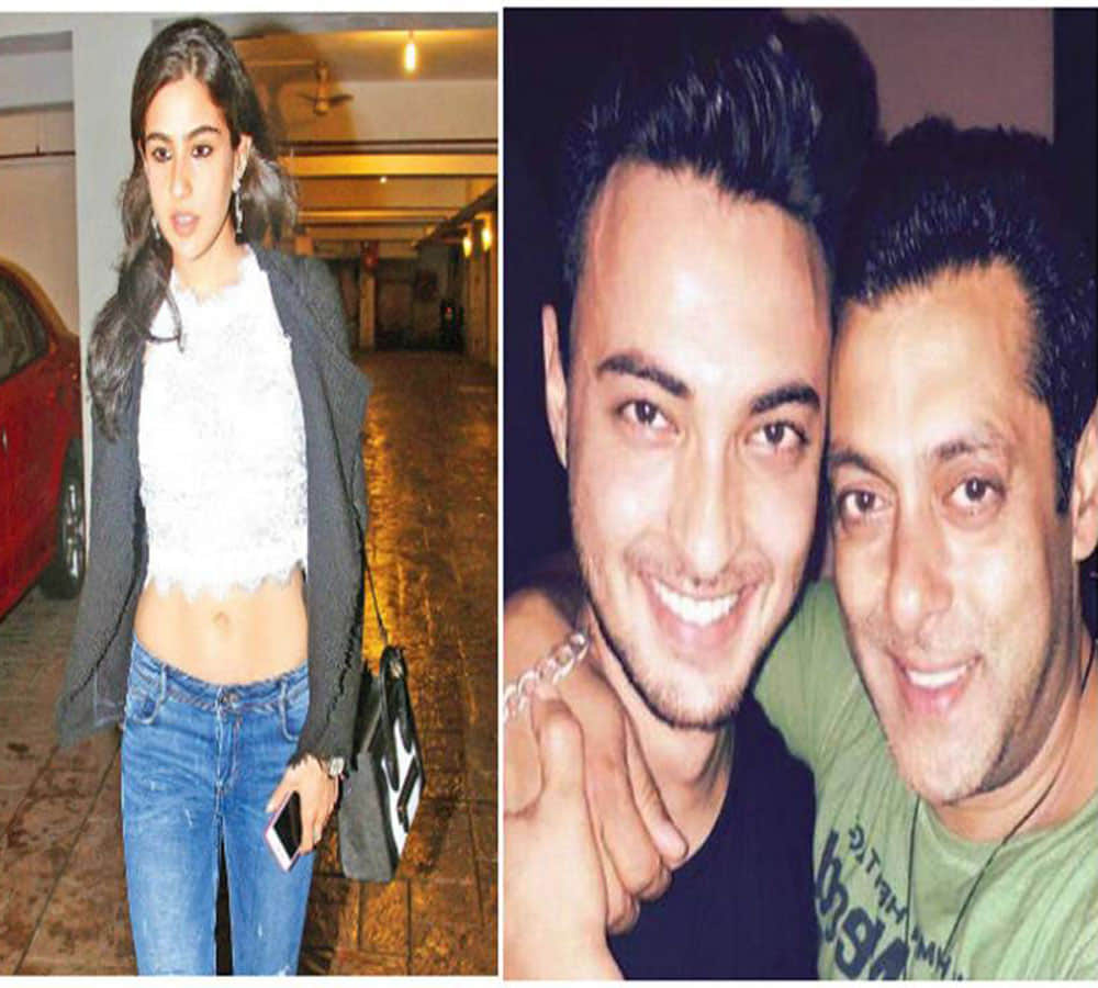 salman khan launched his brother in law with saif ali khan daughter sara