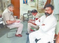 woman died in the accident, two refer, fatehabad news 
