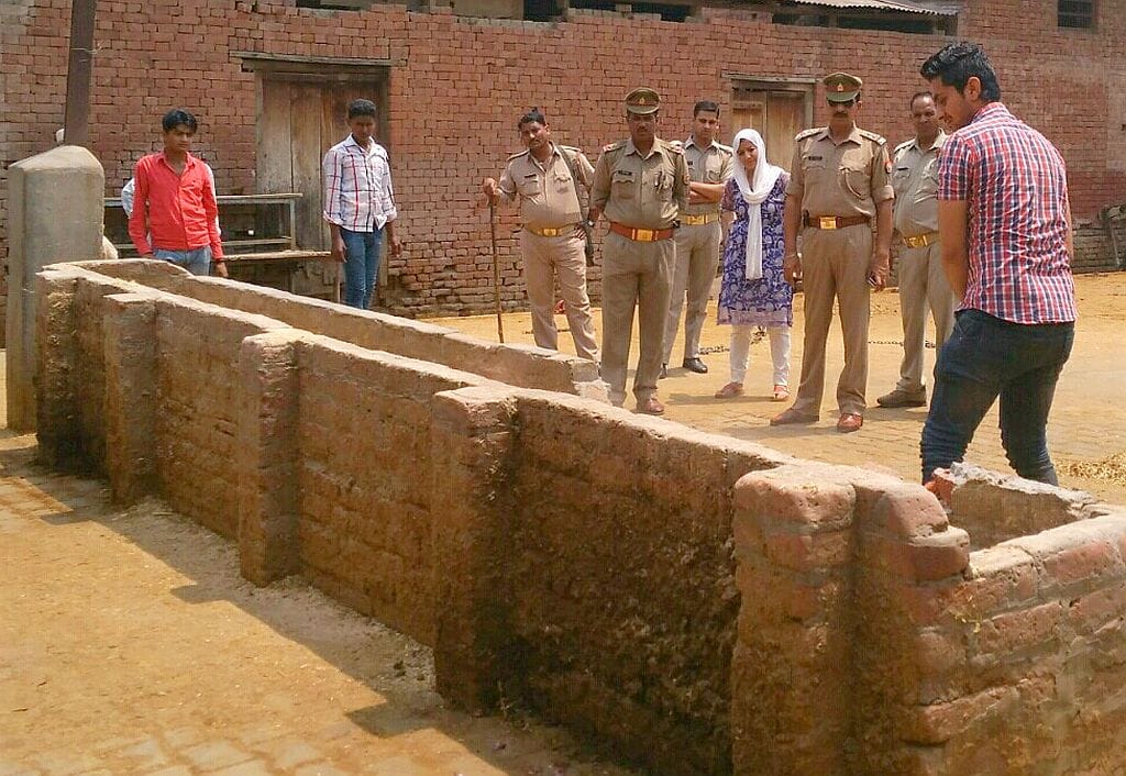 Illegal construction by police