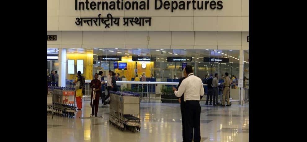 travelers got angry and did rampage at igi terminal three