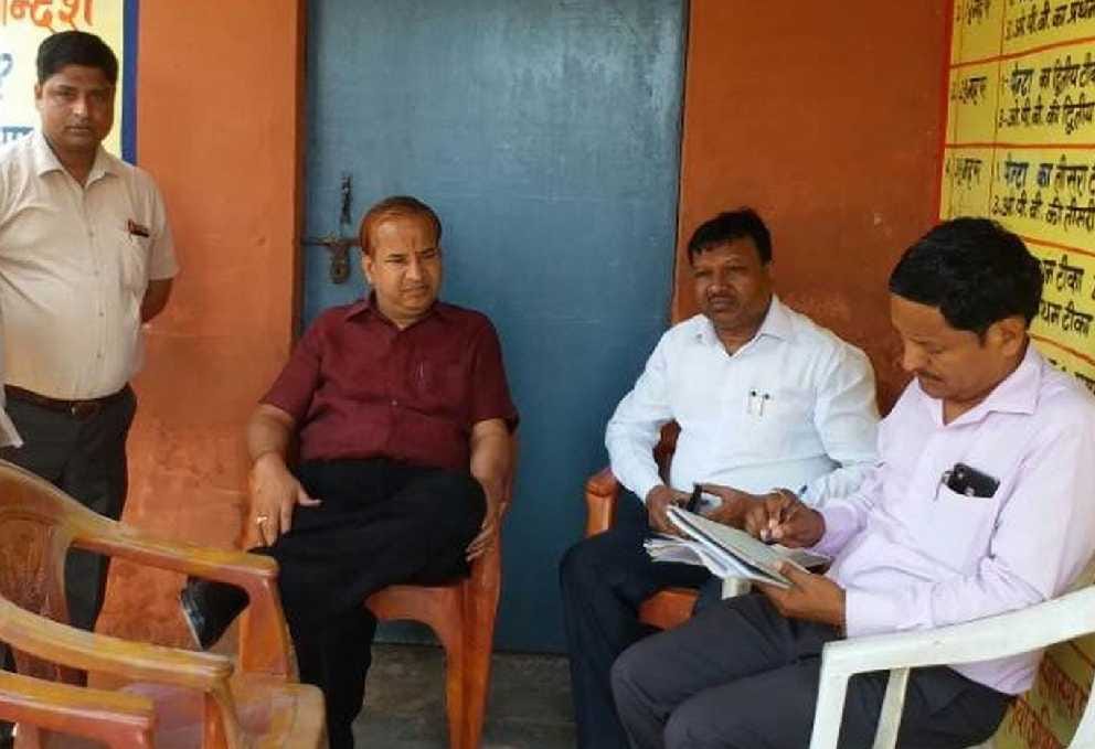 DM arrived at sub-health center, arranged tests