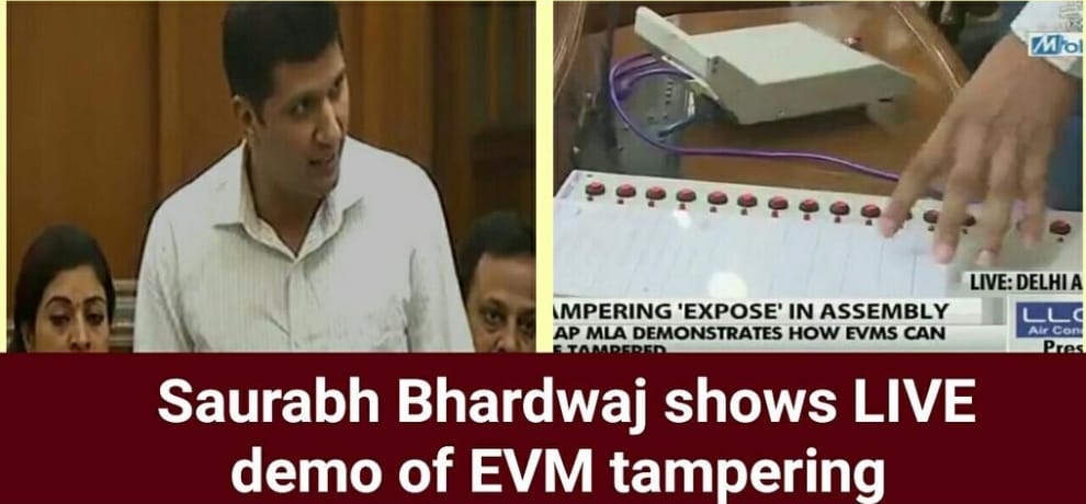 Election Commission rejects EVM tampering demonstration by AAP