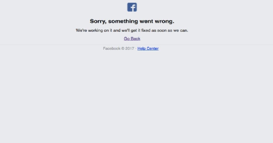 facebook down in america, australia and many asian countries