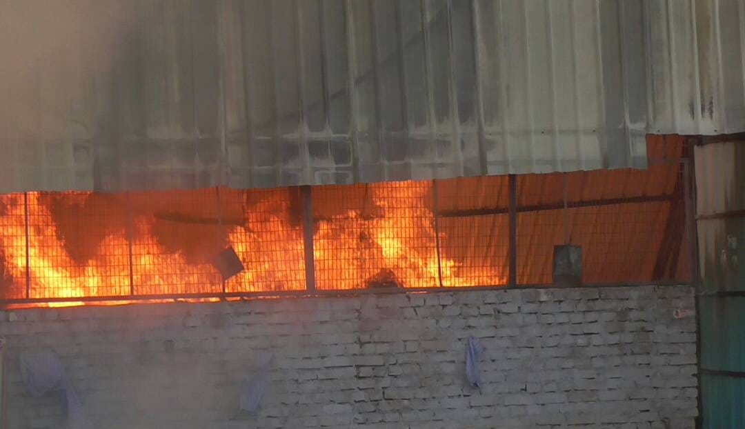 Woman dies due to fire in the hut