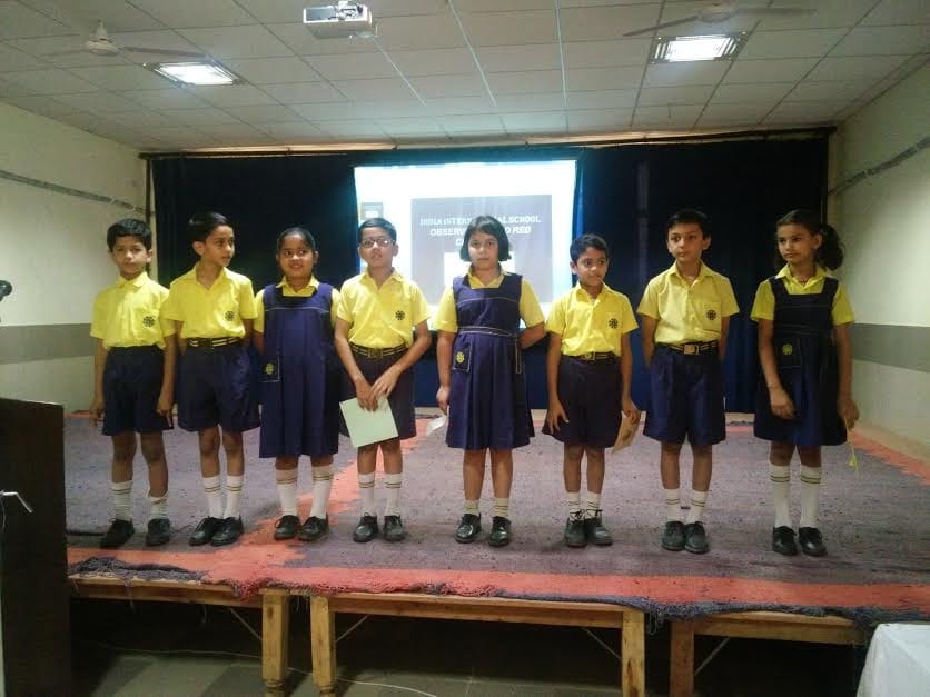 Red Cross day celebration in iis school