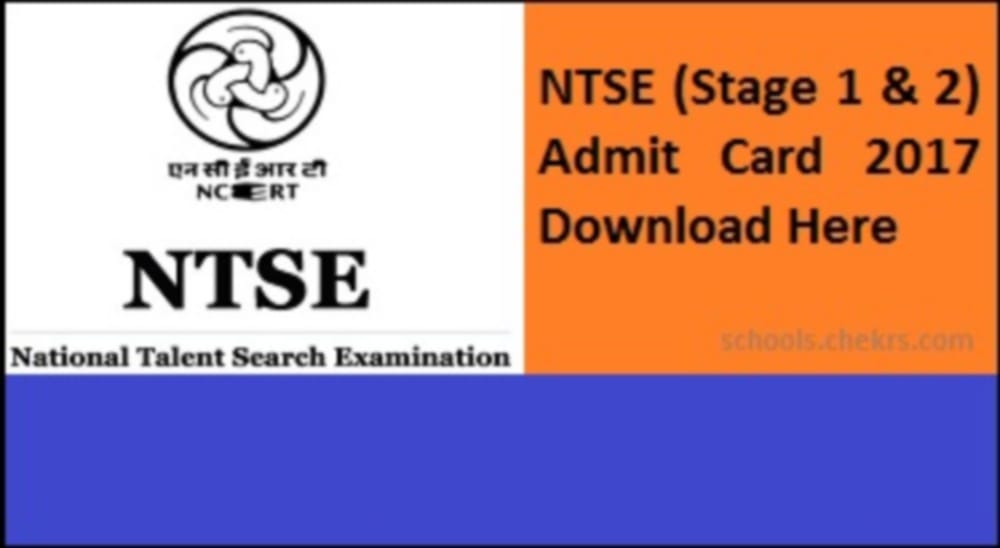 NTSE Examinees can download admit card from offical site