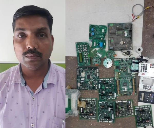 STF caught chip supplier of petrol pumps.