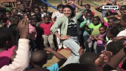 Priyanka Chopra teaching ‘desi thumkas’ to African kids as a UNICEF goodwill ambassador