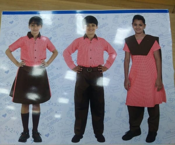dress decided for children of UP govt schools.