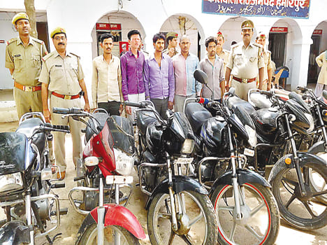 Five members of Interstate bike burglar gang