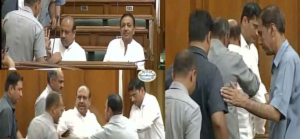 bjp leader Vijender Gupta send out of delhi assembly