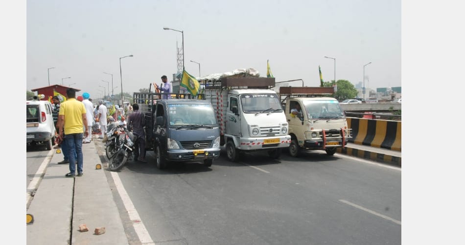 Kissan union blocked bathinda mansa highway, punjab news