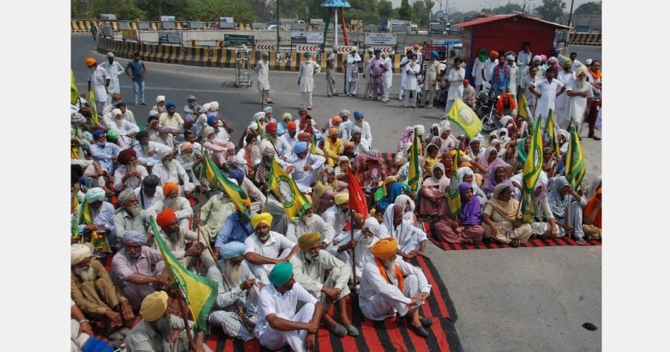 Kissan union blocked bathinda mansa highway, punjab news