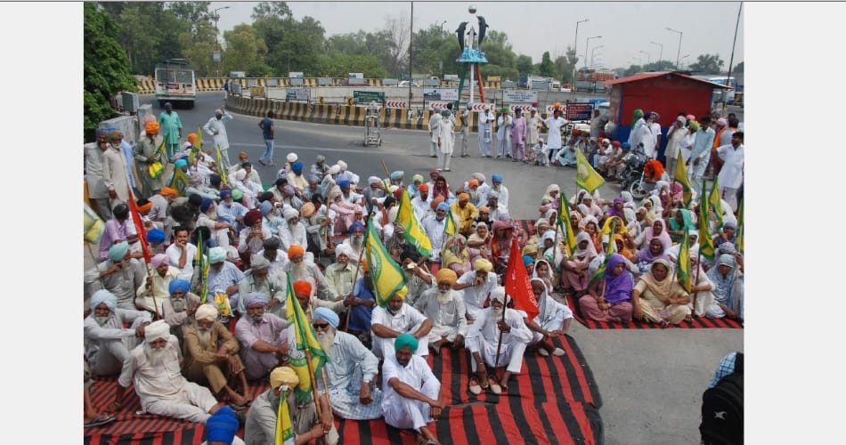 Kissan union blocked bathinda mansa highway, punjab news