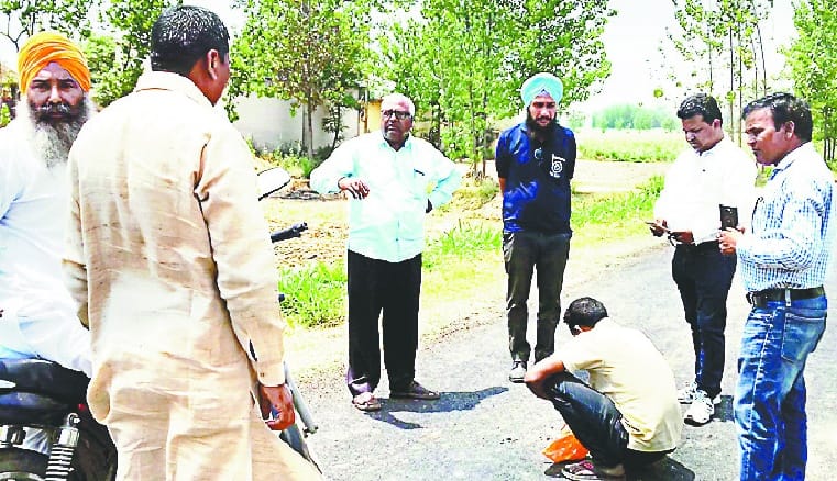 Team reached road construction investigation