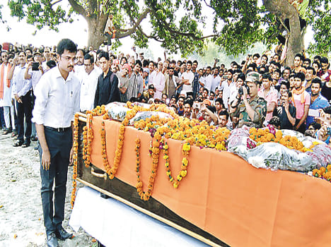Death of Auraiya Soldier