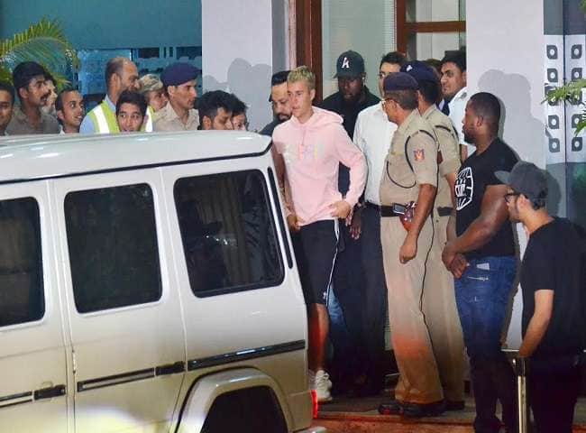 justin bieber reached india today will perform for 90 minutes