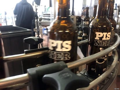 beer made with 50 thousand liter human urine.