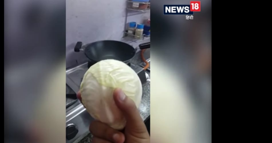 Plastic cabbage scam busted in ambala, viral video