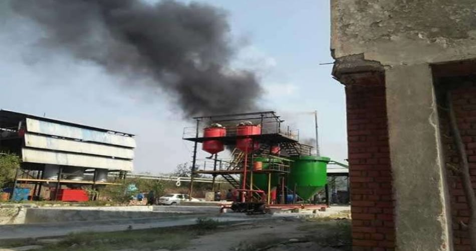 Gas leak after explosion in PACL, people scared