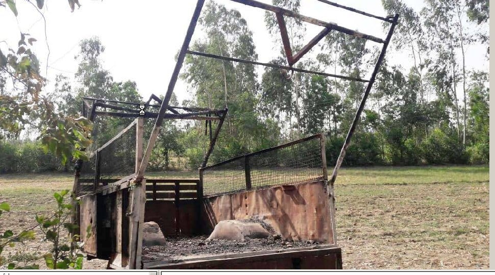 The theater went on fire, millions Injured, two injured