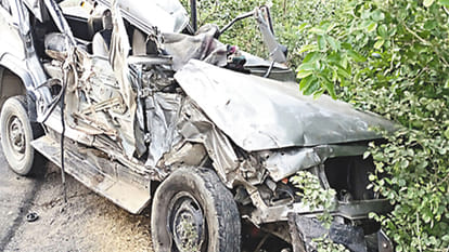 accident in hardoi and auraiya seven death
