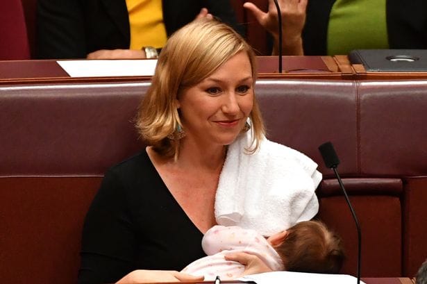 Politician makes history by breastfeeding newborn daughter in parliament