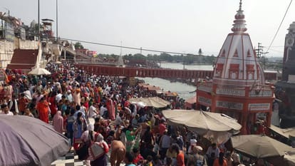 pilgrims celebrated budh purnima in haridwar
