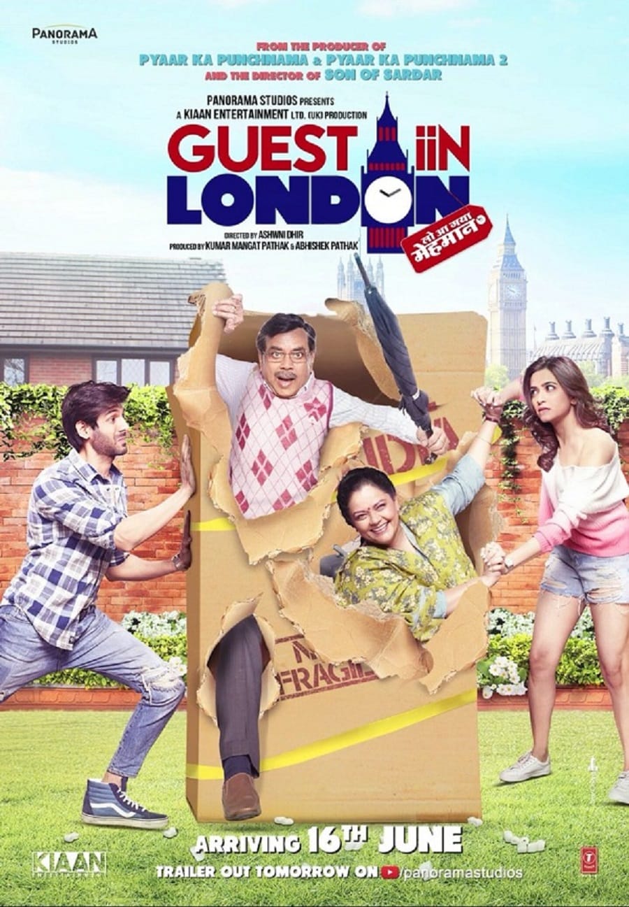 motion poster of guest iin London release