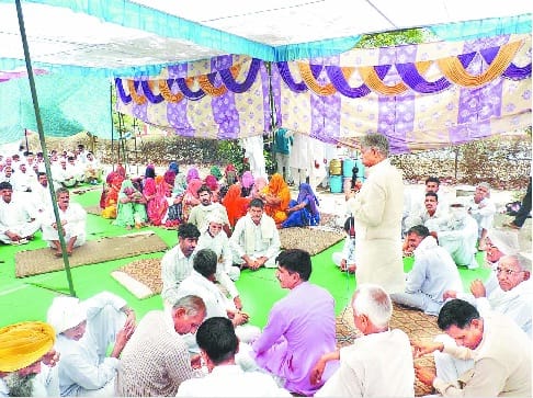 protest of water supply, sirsa