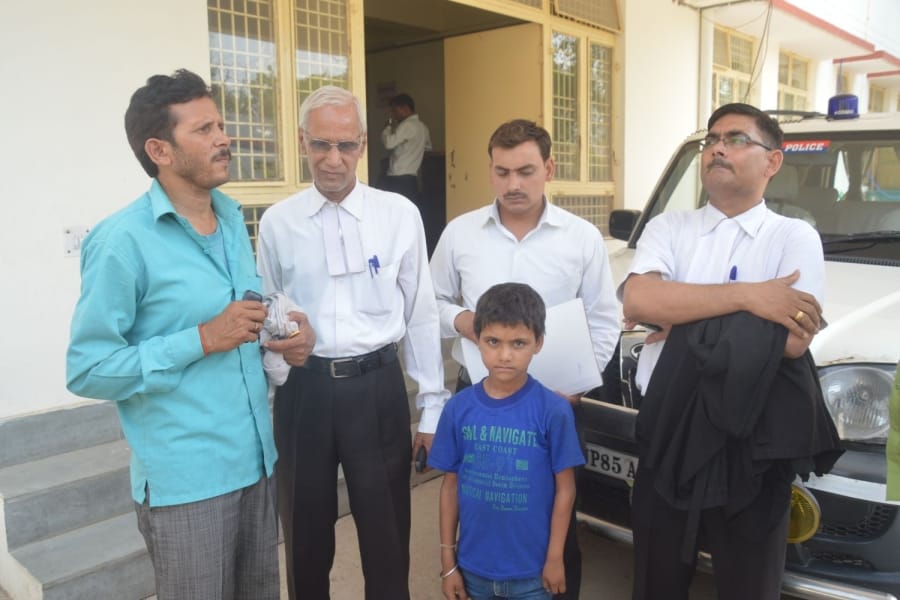 astonishing story told by boy in police station of mathura