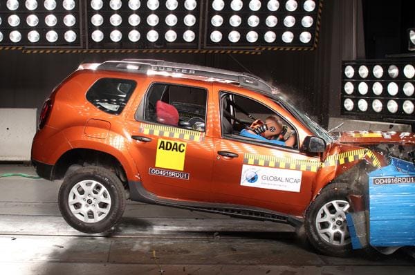 Renault duster is not safe car in driving, the car fails in ncap test