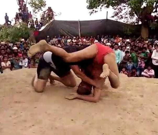 Ruby Wrestler performed well in sitarganj dangal