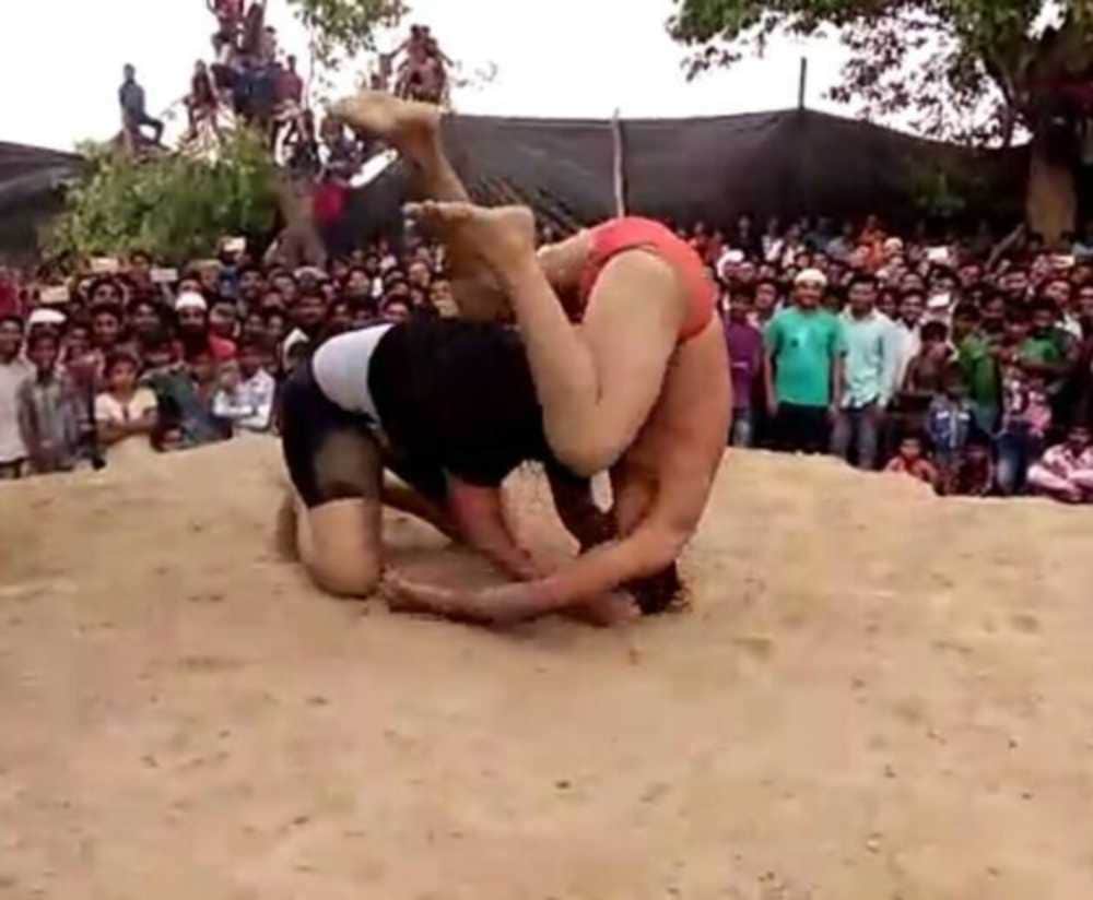 Ruby Wrestler performed well in sitarganj dangal