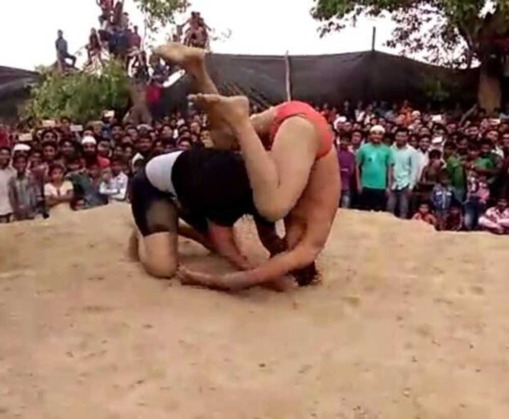 Ruby Wrestler performed well in sitarganj dangal