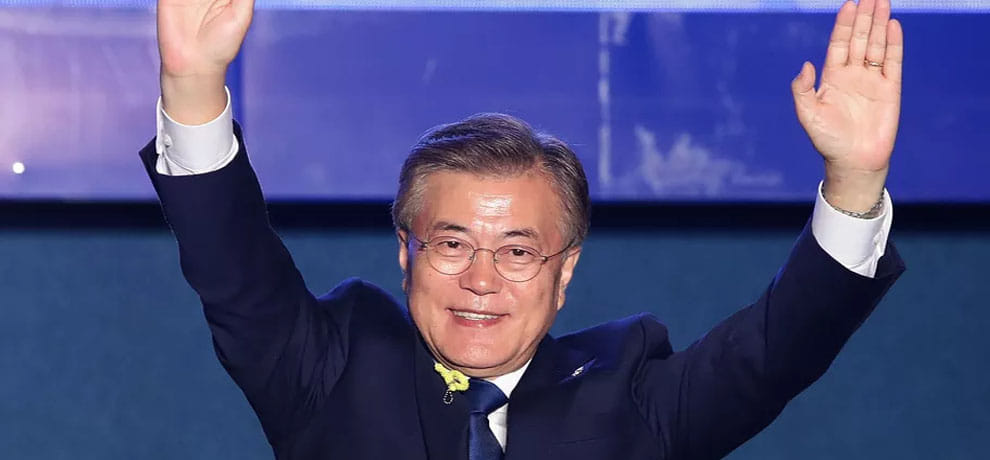 Moon Jae in elected as new president of south korea