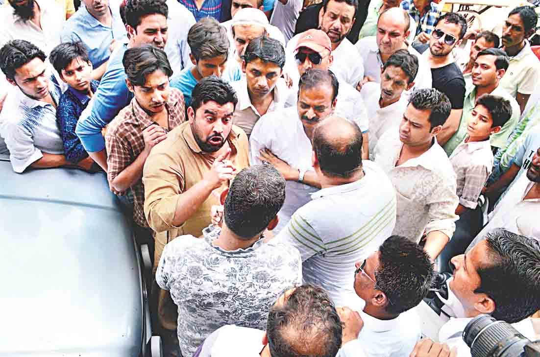 traders became angry