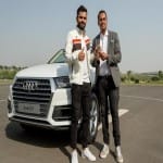 Audi India handed over the keys of the SUV icon Audi Q7 virat kohli