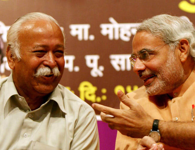 Bhagwat does not have PM narendra Modi's social media love effect