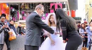 65 year old groom and 12 year bride in newyork 
