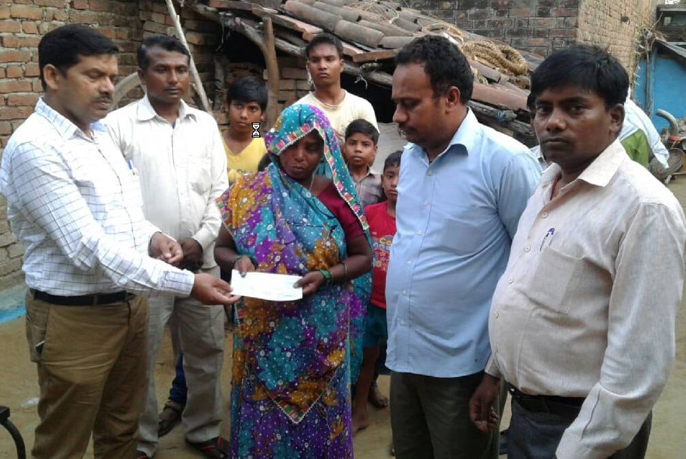 Vaachar Tara Chandra's family got 1.75 lakh aid